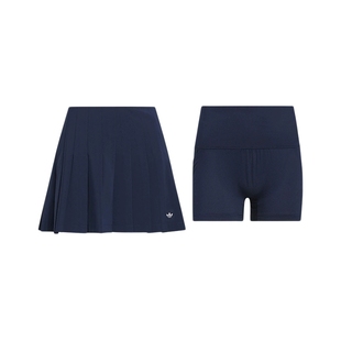 adidas阿迪达斯高尔夫加打底裤短裙夏女三叶草半身裙 JC6771