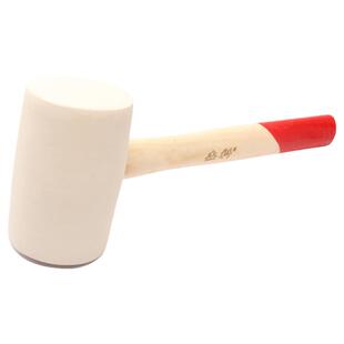 木柄平顶无弹力白皮锤 没有弹力的橡胶锤 地板瓷砖墙砖安装锤榔头