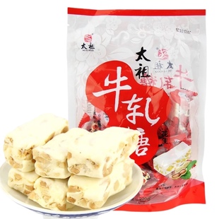 正宗台湾特产太祖牛扎糖牛奶花生手工软糖果休闲零食甜品茶点220g