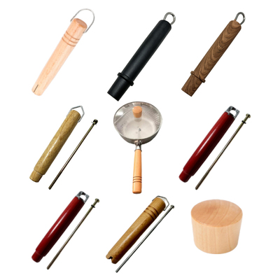 雪平锅木柄把手实木榉木