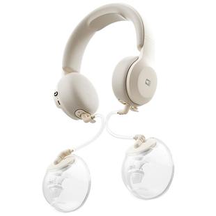 小白熊免手扶珍珠贝双边电动式吸奶器全自动热敷便携式挂脖挤奶器