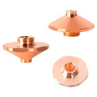 大族激光喷嘴头D28花边凸起割嘴小奶嘴激光切割机高功率紫铜单层