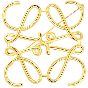 几何镂空月饼花胸花福袋包胸针女款设计感小众别针高档女奢华气质