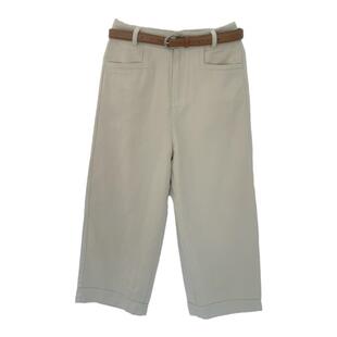 红唇redlip2026春季韩版高腰百搭直筒洗水棉九分休闲裤女66033