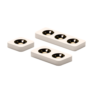 可可蛋奶春雨中古奶油风智能明装斗胆灯超极薄筒灯射灯乳胶漆同色