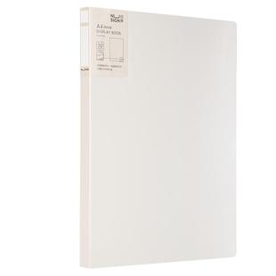 得力纽赛a4文件夹透明插页资料册30/40/60页多层学生用文具试卷收纳袋家用产检孕检收纳册谱夹奖状收集册