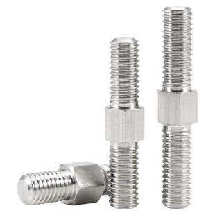 304不锈钢外六角正反牙双头螺丝螺栓丝杆左旋右旋双向螺杆M3M4M16