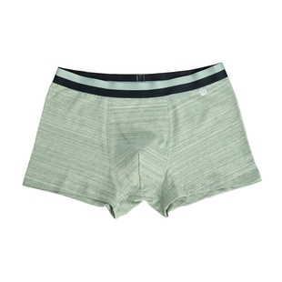 单条装CYN创雅诺弹力棉男内裤97127宽腰边舒适贴身莱卡棉男平角裤