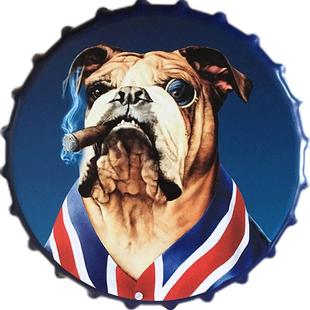 复古铁艺啤酒瓶盖壁挂创意店铺墙壁餐厅烧烤店墙面酒吧装饰品挂件