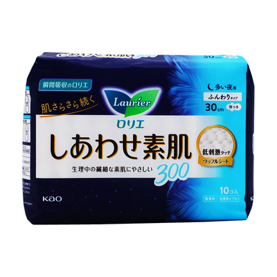 花王日本瞬吸棉柔夜用卫生巾