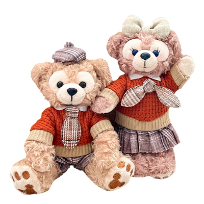 雪莉玫挂件着替秋冬美拉德毛衣套装玫玫站姿坐姿娃衣着替公仔衣服