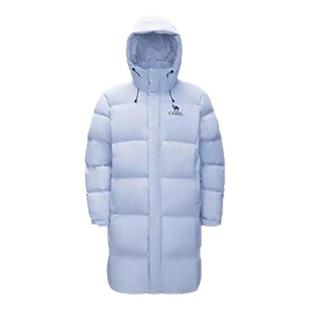 骆驼女装羽绒服加厚中长款2025新款冬季防风防寒保暖连帽羽绒外套