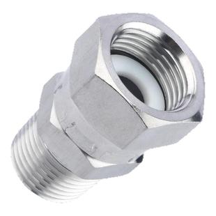 不锈钢304内外丝扣压活动接头 活螺帽内外螺纹牙扣冒旋转接头