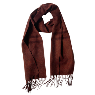 小奢品Cashmere 100%纯山羊绒围巾女秋冬季简约窄版保暖围脖男士