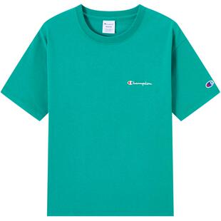 Champion冠军T恤女2026春季新款刺绣纯棉透气多巴胺圆领短袖上衣