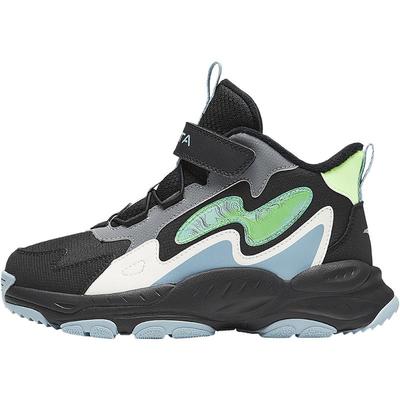 安踏儿童二棉鞋2025年冬季新款加绒加厚保暖中大童高帮男童运动鞋