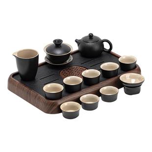 黑陶功夫茶具套装2025新款家用轻奢高档西施壶陶瓷泡茶壶会客喝茶