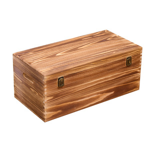 甩卖带盖长方形大号家庭实木储物箱收纳木箱木盒子杂物玩具箱衣物
