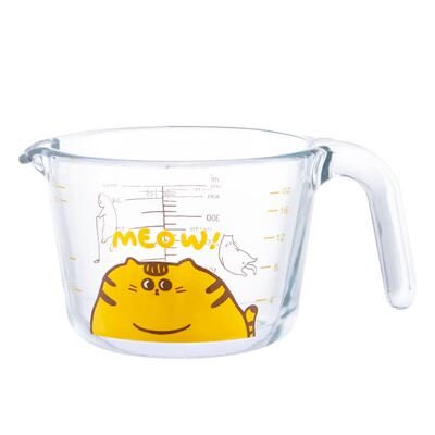 树可胖橘高硼硅玻璃量杯烘焙容器