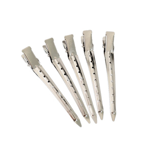 5个装~银色发根蓬松夹化妆定位夹无痕发夹造型刘海高颅顶发卡夹子