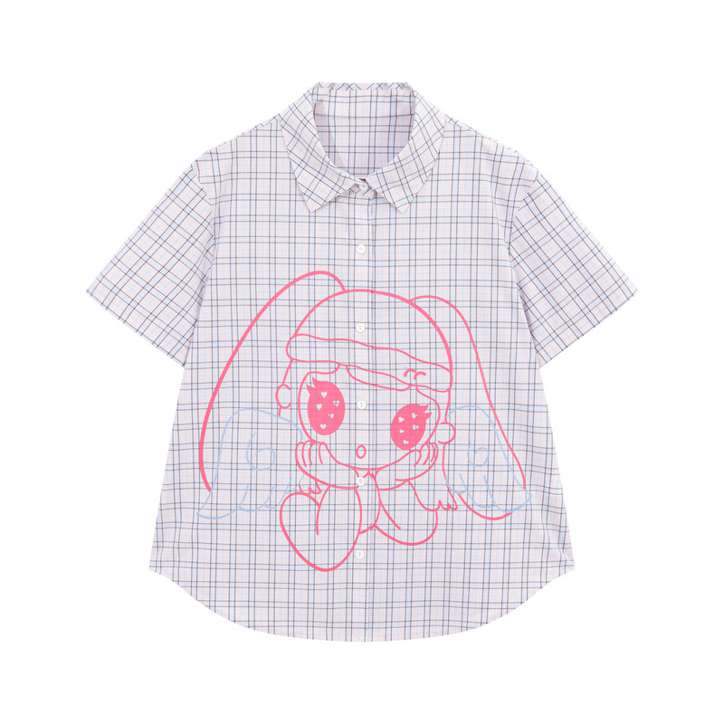 riverstoneplus联名格子衬衫
