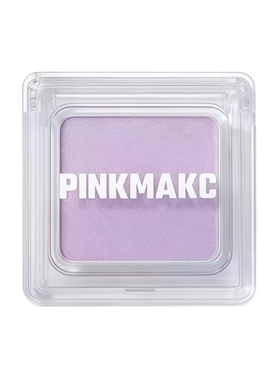 宣美薄藤紫色！pinkmakc单色眼影缎光珠光亮片细闪清透亮闪氛围感