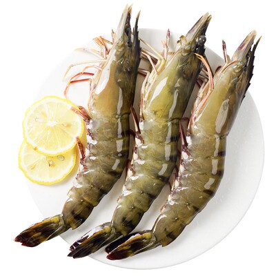 黑虎虾大虾新鲜超大鲜活速冻海鲜水产老虎虾特大基围虾竹斑九节虾