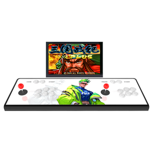 潘多拉王牌自带屏幕可折叠摇杆街机游戏机连接电视家用格斗机双人月光宝盒闪电一体无线电竞王便携台式