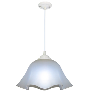 简约咖啡厅吧台单头宾馆吊灯时尚莲花形服装美发店铺装修彩色吊灯