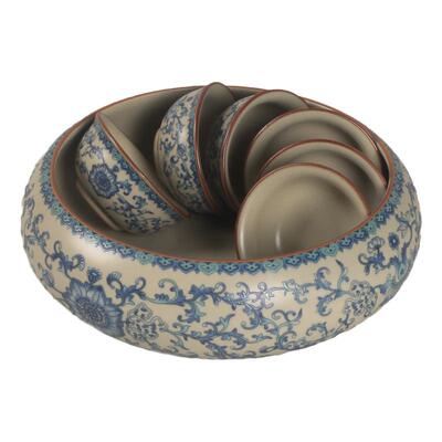 清仓便宜卖1100ml汝窑茶洗