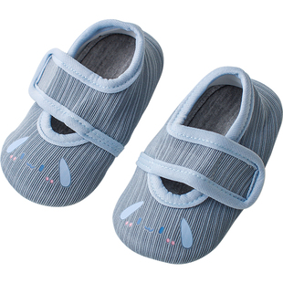 喜得瑞婴儿地板鞋春夏季男女宝宝居家防滑隔凉软底早教卡通学步鞋