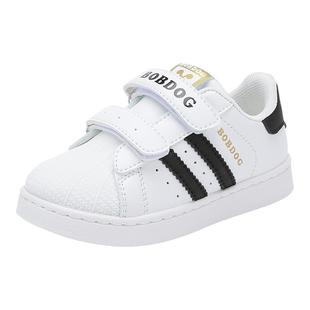 巴布豆童鞋男童鞋秋2025新款秋季白色演出鞋校园小白鞋女儿童板鞋