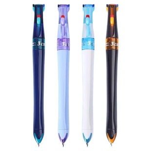 点石制笔DS-6254巡航时空舱多色中性笔0.5mm黑红蓝可替芯模块笔中小学生书写标记高颜值按动三色做笔记专用笔