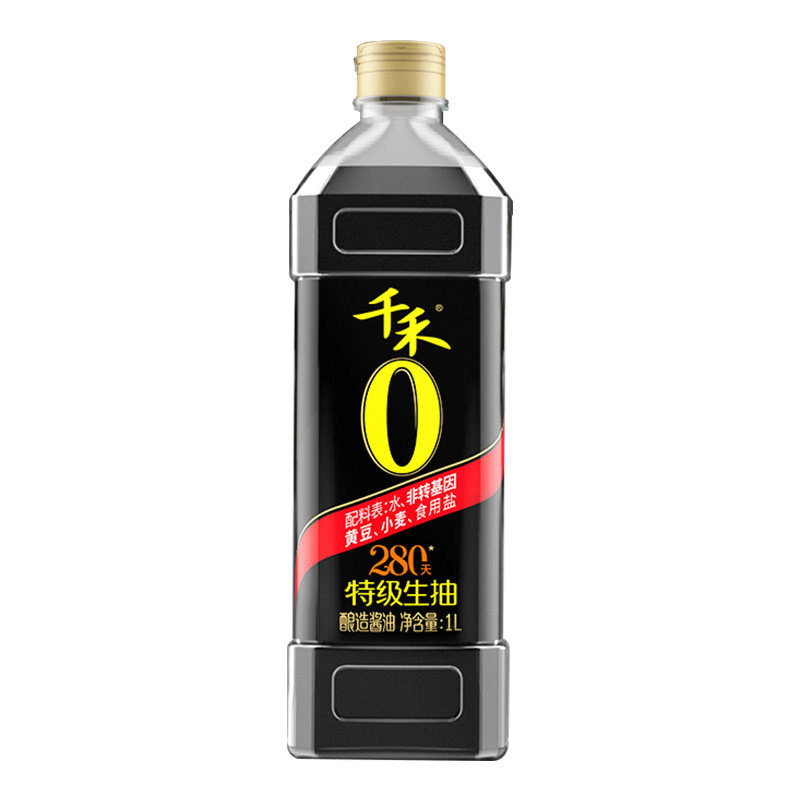 千禾酿造酱油280天头道原香生抽