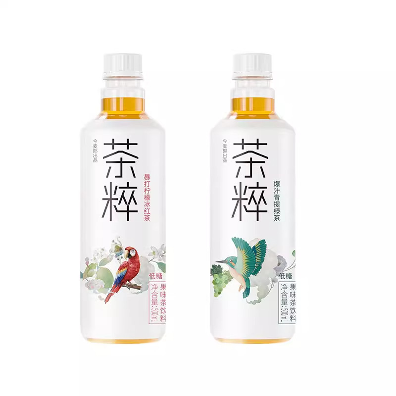 今麦郎茶粹饮料500ml/1L整箱乌龙茶暴打柠檬冰红茶萃果味茶饮料