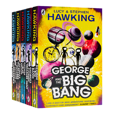 现货 乔治的宇宙秘密钥匙6册 英文原版科幻小说 George's Secret Key to the Universe 大爆炸时间旅行蓝月亮史蒂夫霍金与女儿合著