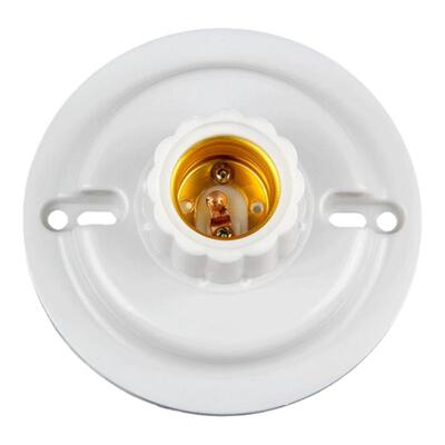 工程专用E27螺纹塑料灯头批发