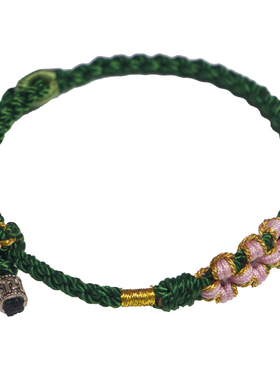 原创设计桃花手绳隽永原创情侣