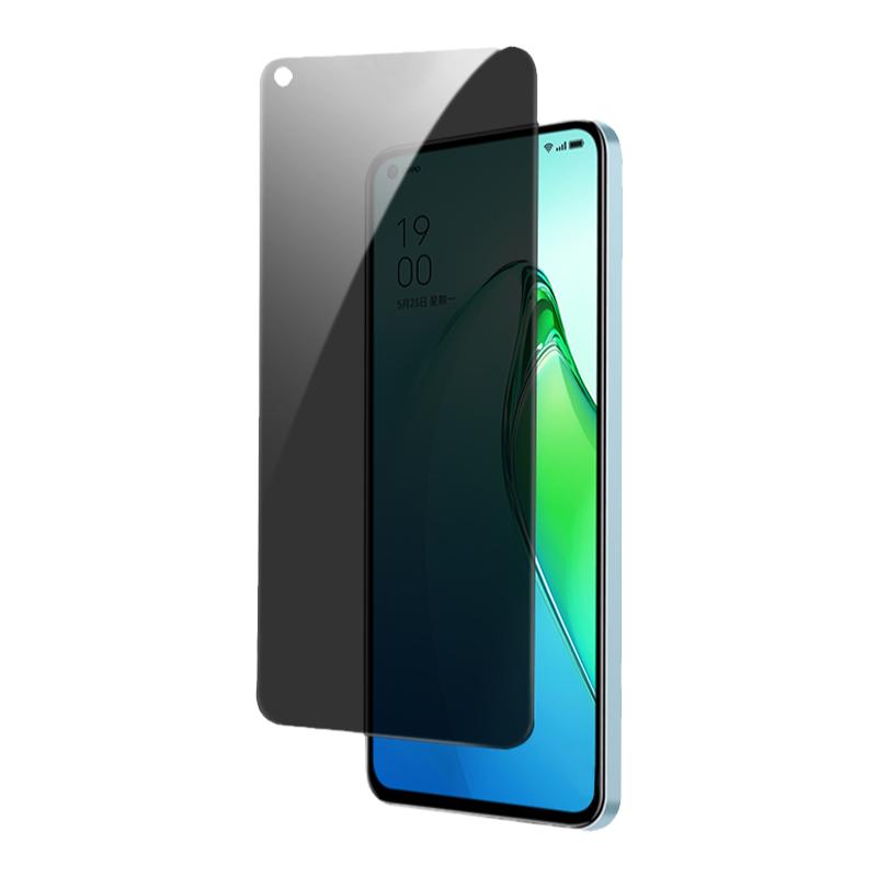 适用oppoReno8钢化膜防窥oppoReno8pro全屏覆盖opporeno8Pro十防窥膜oppo防偷窥Reno8手机膜Reno8pro防爆贴膜