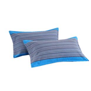 纯棉老粗布枕套一对装100全棉加厚加密宿舍学生成人枕头套家用