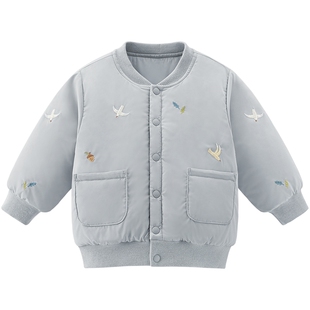 【暖护棉】男女宝宝夹棉外套冬季保暖婴儿童抑菌外出加厚上衣棉服