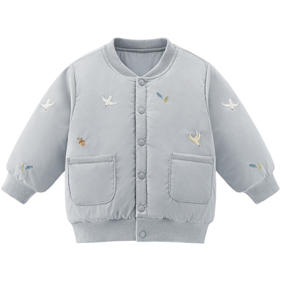 宝宝夹棉抑菌外套冬季加厚保暖