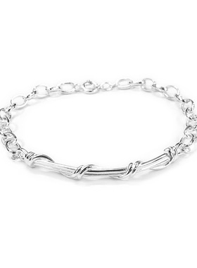 不规则女生s925纯银手链冷淡风