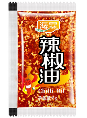 外卖辣椒油小包8g袋装打包商用