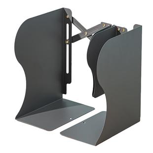 得力可伸缩书立书架分隔板创意学生用书夹书靠书本折叠收纳高中生ins风桌面书档板立放书的架子