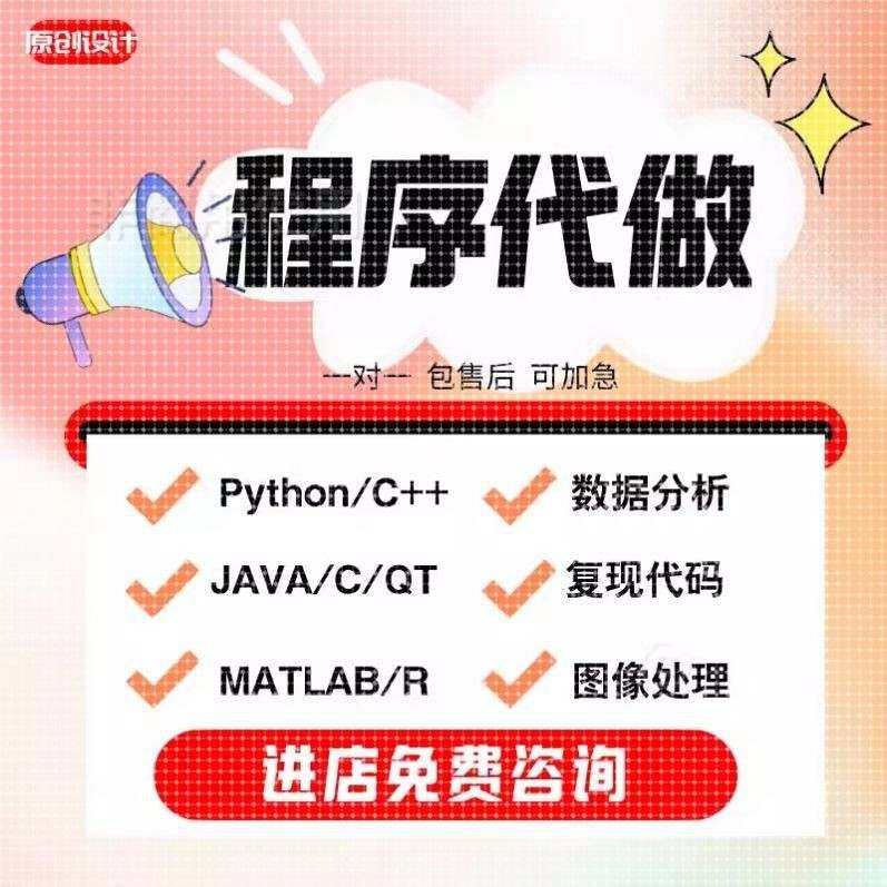 matlab程序代编代码帮做图像神经网络python代做深度学习算法仿真