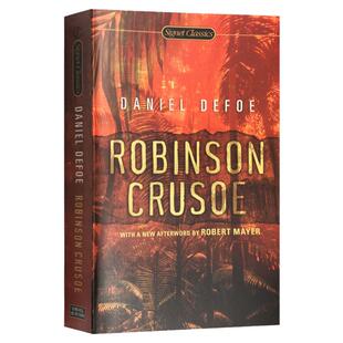 鲁滨逊漂流记 英文原版 Robinson Crusoe 世界经典文学名著小说 笛福 鲁宾孙鲁冰逊罗宾汉鲁兵逊飘流记正版原著完整版进口英语书籍