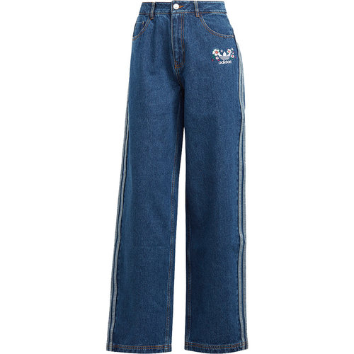 Adidas/阿迪达斯正品 DENIM PANT 三叶草女子运动长裤 IP3768