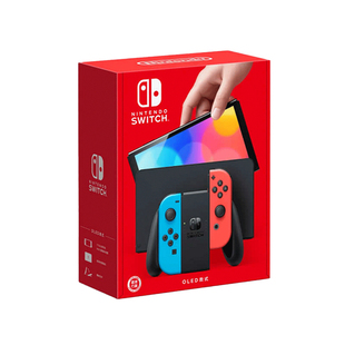 【自营】Nintendo/任天堂 新款便携式游戏机Switch单机标配红蓝/白色手柄OLED 港版