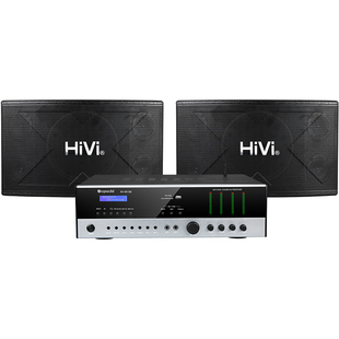 惠威KX100卡包音箱背景音乐功放套装店铺环绕会议壁挂音响家庭KTV